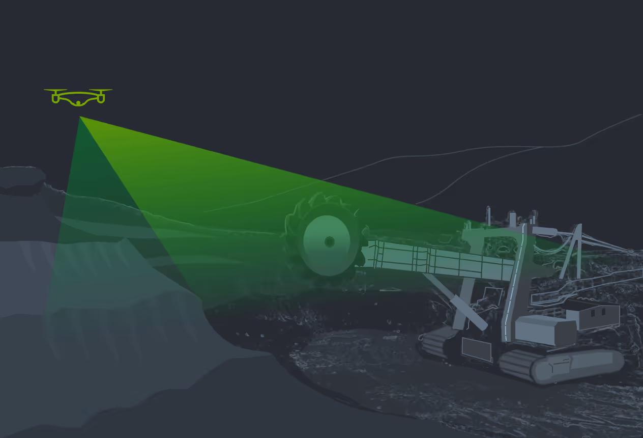 Topografía con drones para minería y exploración